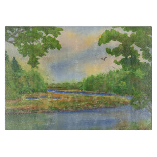 Squamscott River Newfiels NH  Cutting Board
