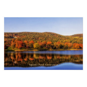 Squantz Pond, Connecticut Poster