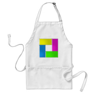 square 4 colours standard apron