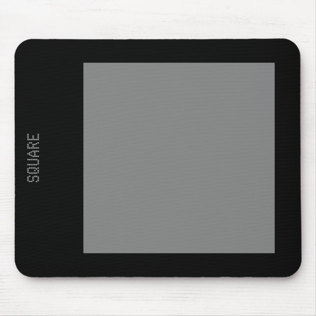 Square - 50pc Grey and Black Mouse Mat (Front)