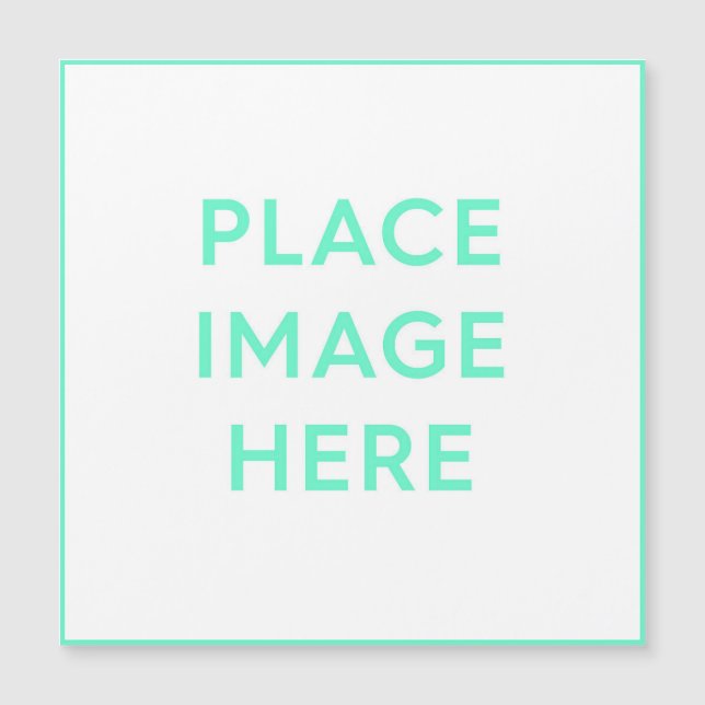 Square 5.25" x 5.25" Magnetic Card (Front)