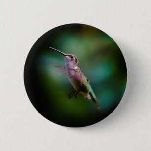 square 6 cm round badge