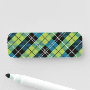 Square and colour 2 name tag
