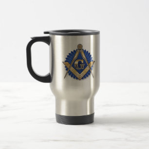 Square and Compass Travel Mug