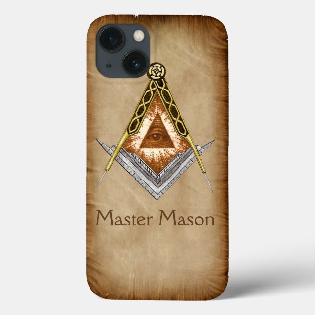 Square and Compass with All Seeing Eye Case-Mate iPhone Case (Back)