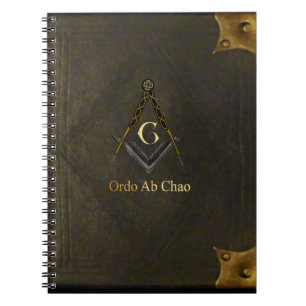 Square and Compass with All Seeing Eye Notebook
