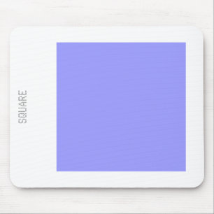 Square - Baby Blue and White Mouse Mat