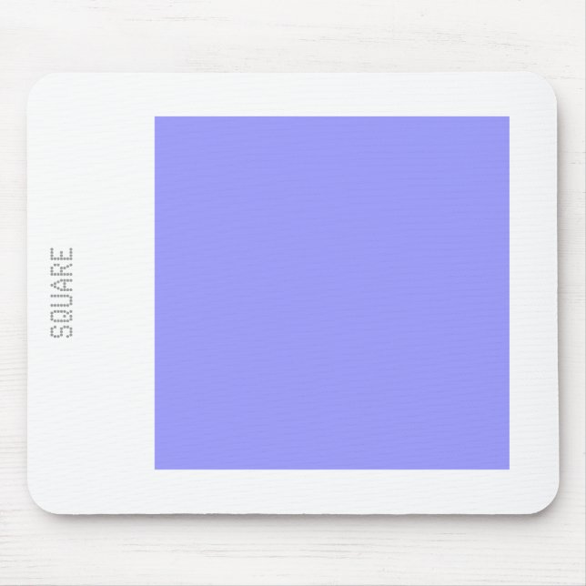 Square - Baby Blue and White Mouse Mat (Front)