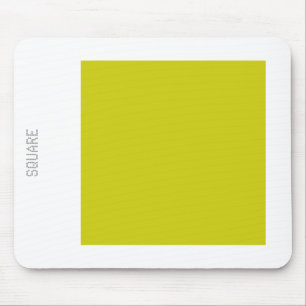 Square - Banana and White Mouse Mat