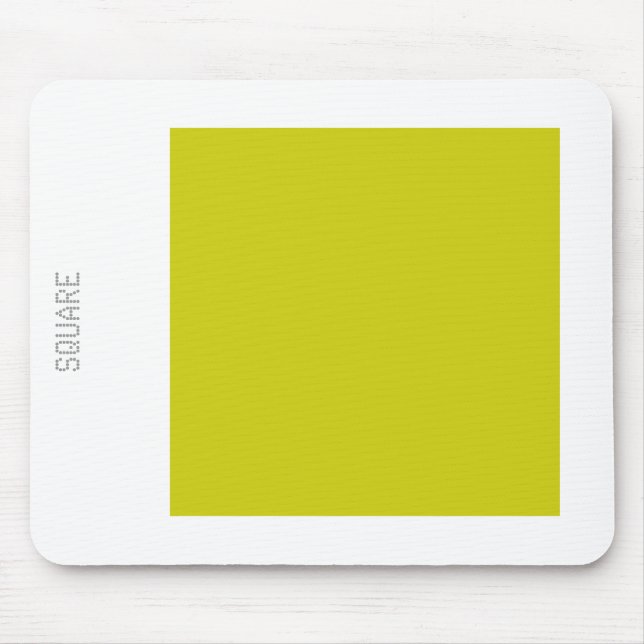 Square - Banana and White Mouse Mat (Front)