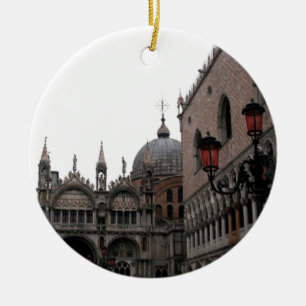 Square & Basilica of St Mark Ceramic Tree Decoration