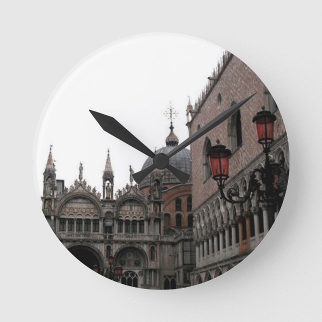 Square & Basilica of St Mark Round Clock (Front)