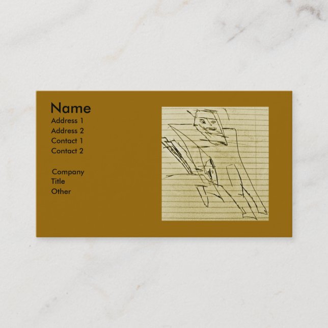 SQUARE BEARD BUSINESS CARD (Front)