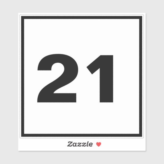 Square Bin Number (Sheet)