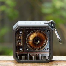 Square Black and Gold Steampunk