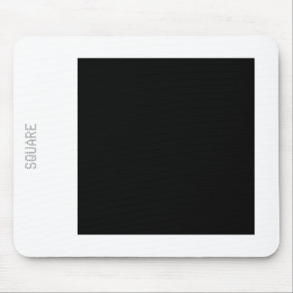 Square - Black and White Mouse Mat