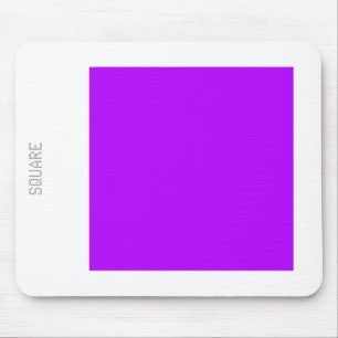 Square - Blue Purple and White Mouse Mat