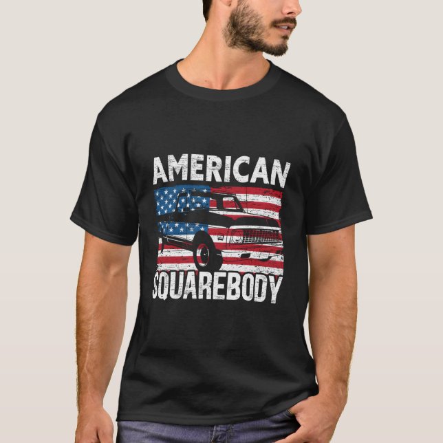 Square Body For A Old Chevy Pickup Truck Lovers T-Shirt (Front)