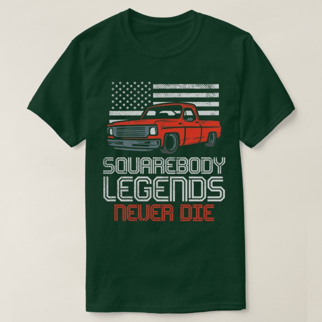 Square Body Truck T-Shirt (Design Front)