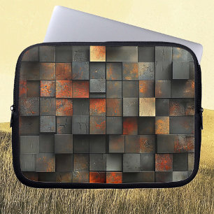Square Boxes Abstract Laptop Sleeve