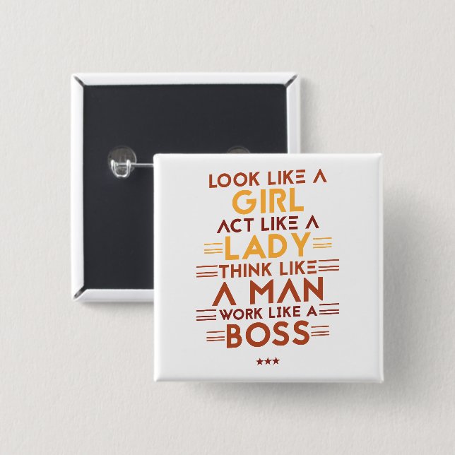 Square Button (Front & Back)