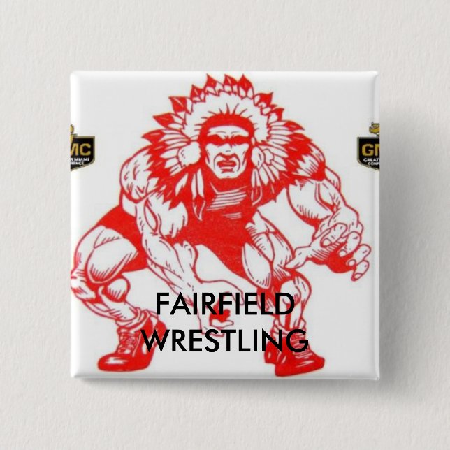 Square Button - Customised (Front)