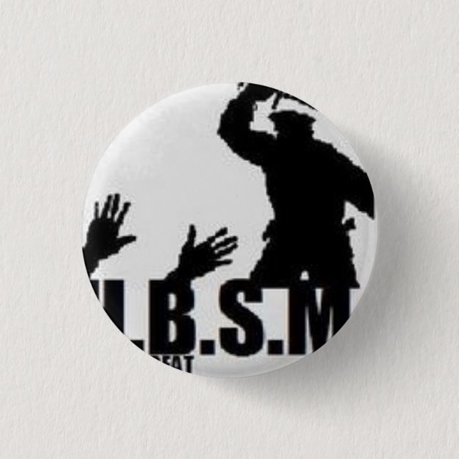 Square Button - Customised (Front)