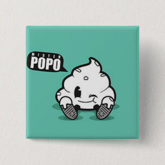 Square button Mr. Popo