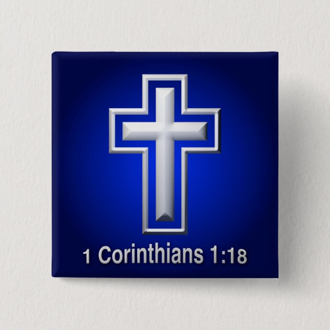 - Square Button Pin (Front)