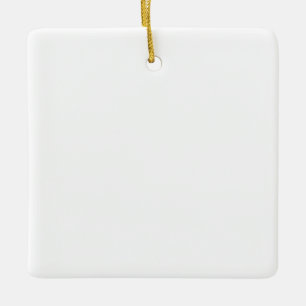 Square Ceramic Ornament