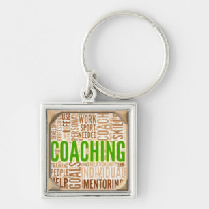 Square Coaching Keychain #4