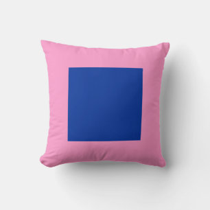 Square Colours - Navy and Pink Cushion