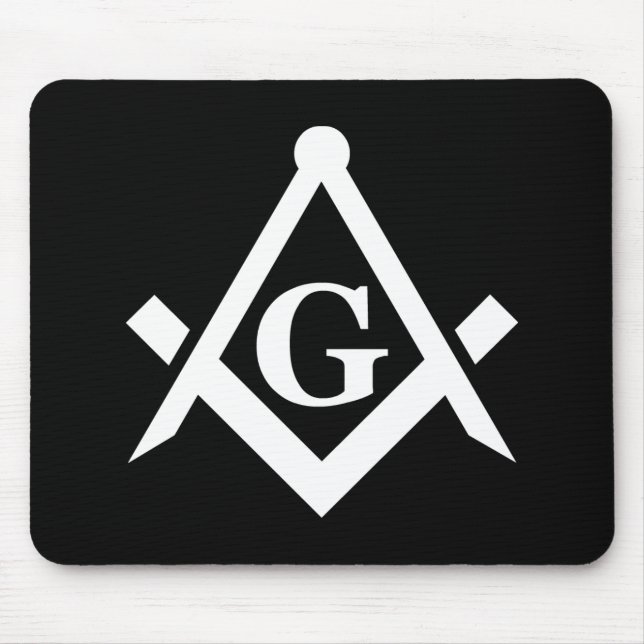 Square & Compasses Mouse Mat (Front)
