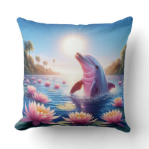 square cushion with legends of the boto theme