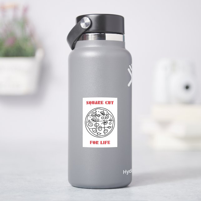 Square cut pizza for life! (HydroFlask)