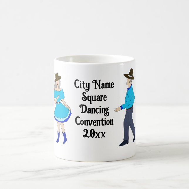 Square Dance Couple Coffee Mug (Center)