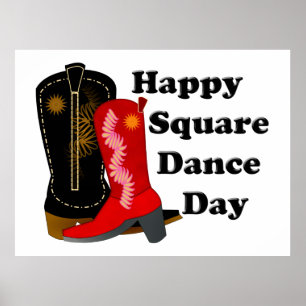 Square Dance Day Poster
