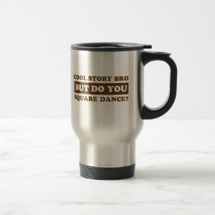 square Dance Designs Travel Mug