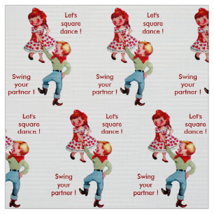Square Dance Fabric