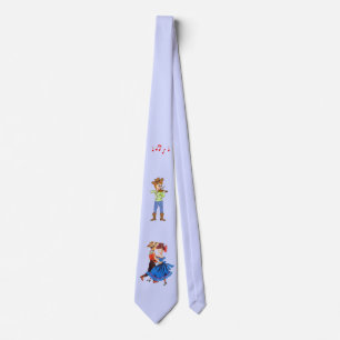 Square Dance Motif Tie