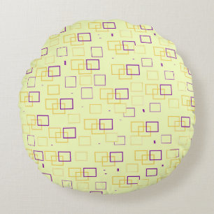 Square Dance Round Cushion