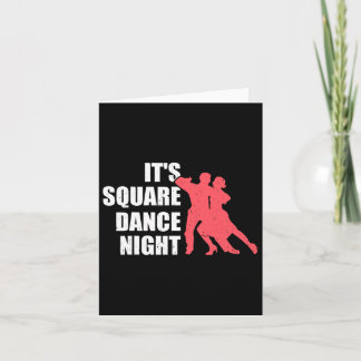 Square Dancing  Card