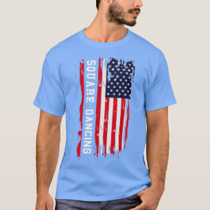 Square Dancing Country Dance Floor Southerners T-Shirt