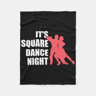 Square Dancing  Fleece Blanket