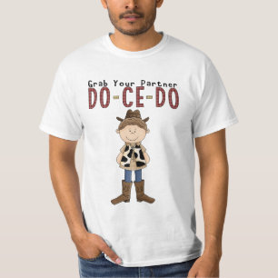 Square Dancing Fun Cowboy T Shirt