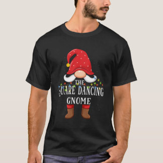 Square Dancing Gnome Family Pajama T-Shirt