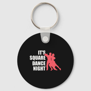 Square Dancing Key Ring