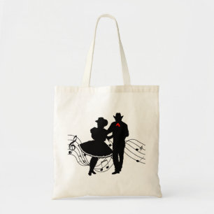 Square Dancing Tote Bag