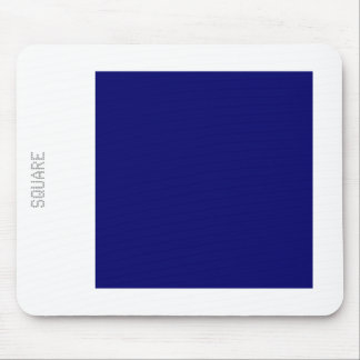 Square - Deep Navy and White Mouse Mat