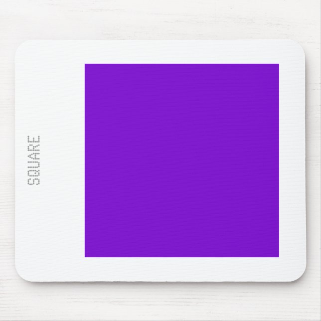 Square - Deep River and White Mouse Mat (Front)